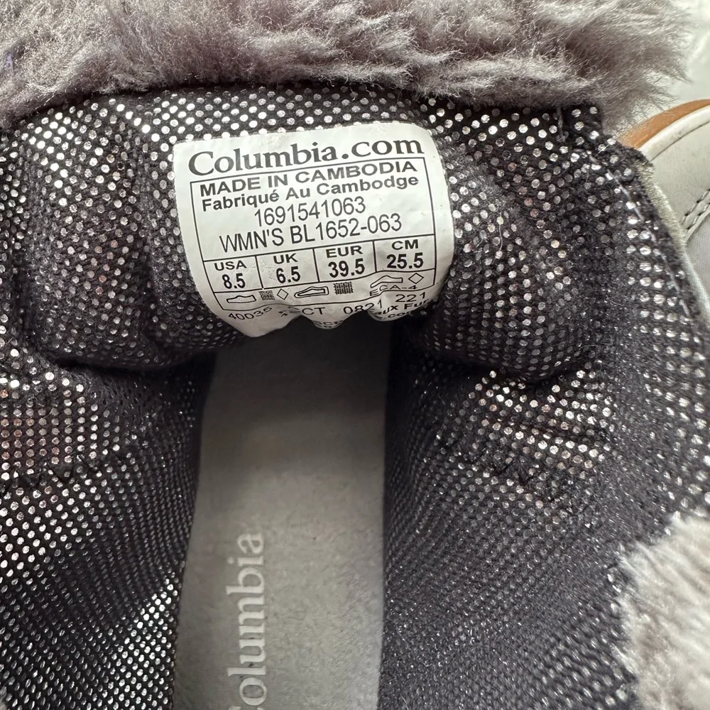Columbia Black Quilted Boots with Faux Fur - Picture 7 of 8